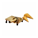 Gold Medal 5028 - Easy Waffle Cone Roller, produces small & large cones, cast aluminum mandrel